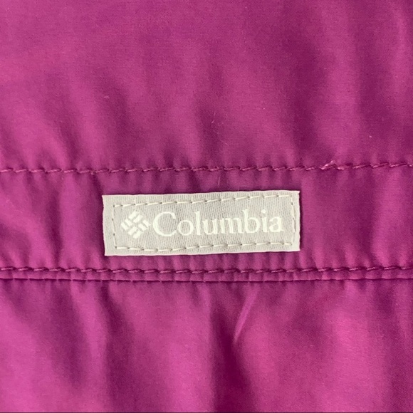 COLUMBIA Shining Light II Vest Magenta Fleece Lined Full Zip Size Small - Picture 7 of 16